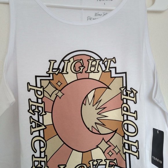 🔥 3 for $15 Sale💲❤️Torrid 1X Classic Fit Tank-NWT - Picture 2 of 3